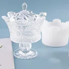 Сделай сам, зеркальная коробка со стразами, в виде короны, с формой, шкатулка для ювелирных изделий, инструменты для изготовления ювелирных изделий, подарочная коробка