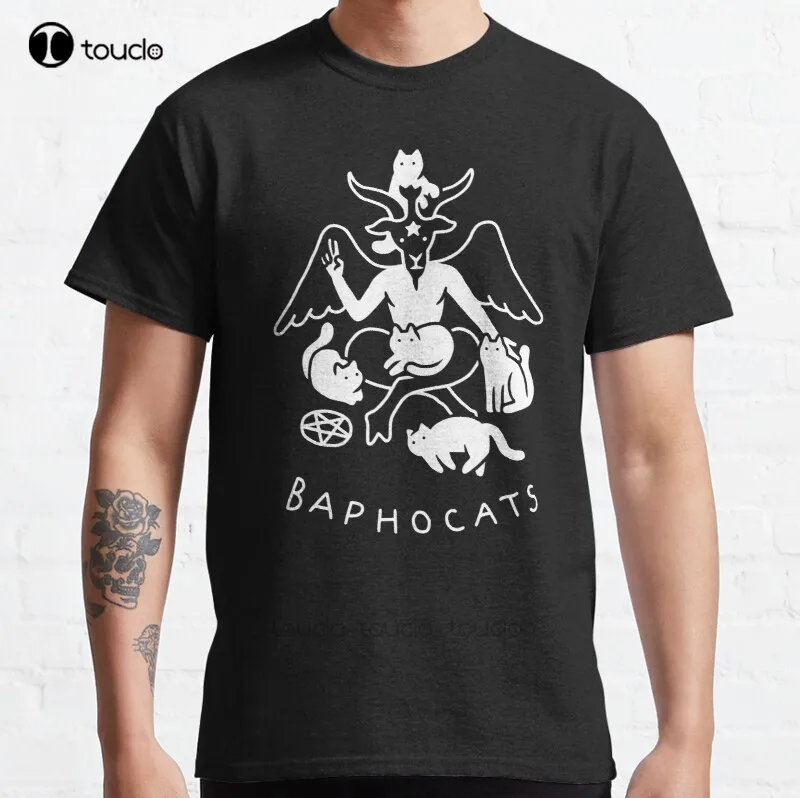 

New Baphocats Classic T-Shirt Cotton Men Tee Shirt