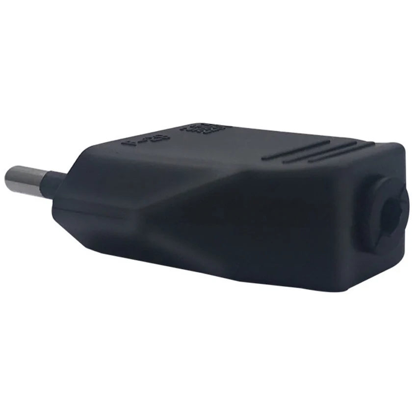 Высокое качество 2.5A 250 В 2 булавки съемный АБС пластик Европейский стандарт