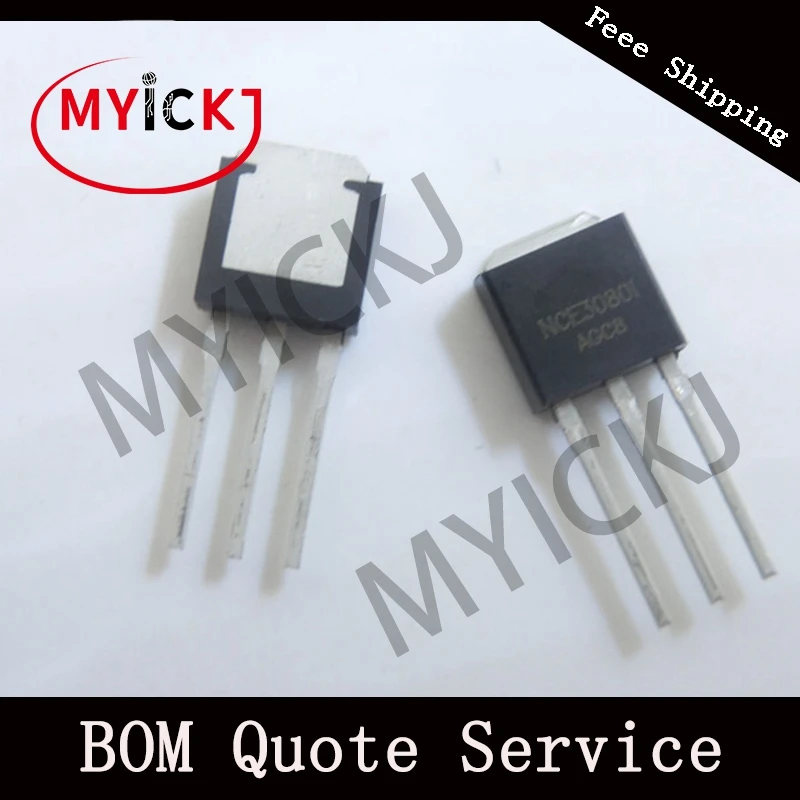 10 шт. NCE3080I TO 251 NCE n канальный расширенный режим питания MOSFET IC чип|Светодиодные