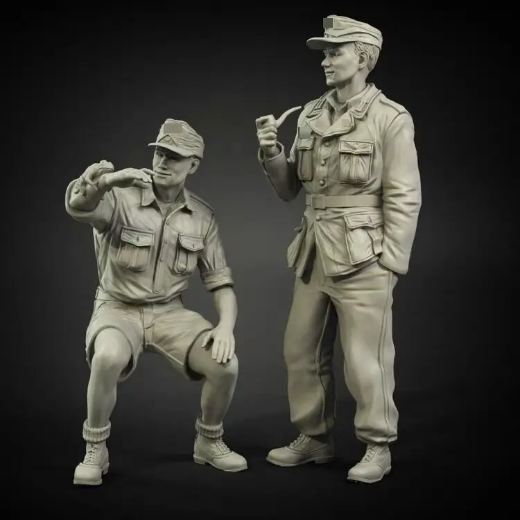 1/35 модельная фигурка из смолы наборы 2 фигурки Unassambled Неокрашенный 769|Наборы для