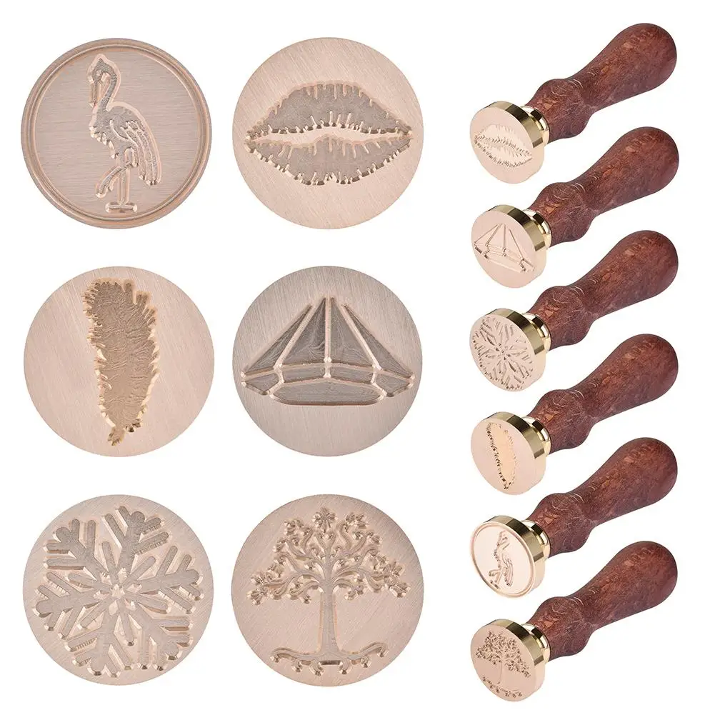 Краски печать на День Святого Валентина в ретро-стиле Diy штампы для конвертов