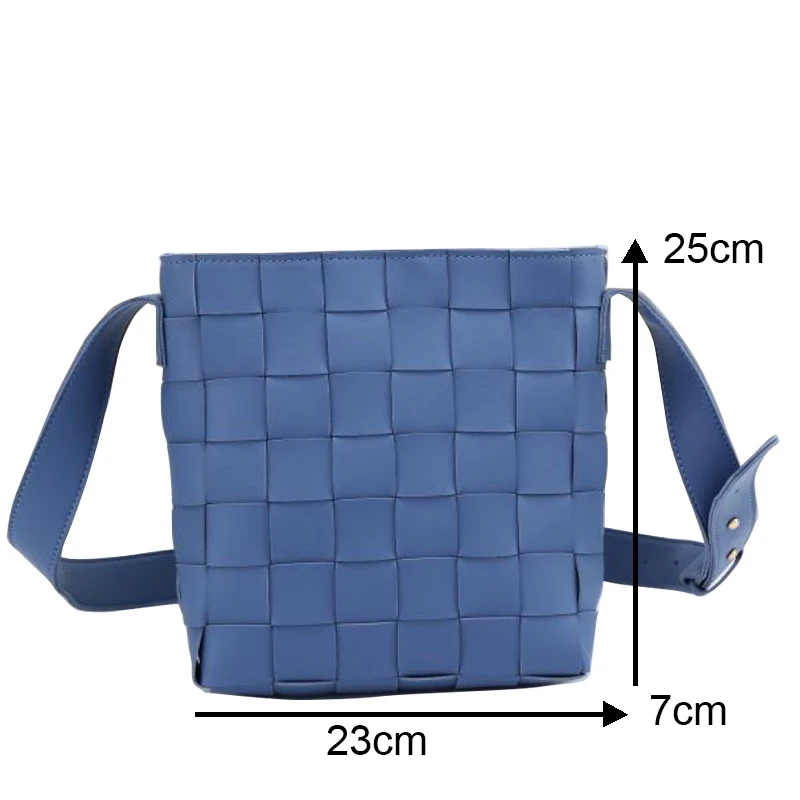 

FUNMARDI Weave Design Bags for Women 2021New Trendy PU Leather Handbag Tote Bag Luxury Brand Shoulder Bag Crossbody Bag WLHB2336