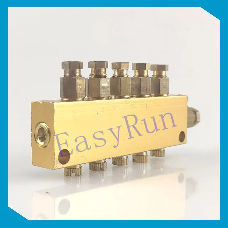 Подробная информация о латунном 5-ходовом регулируемом смазочном масляном