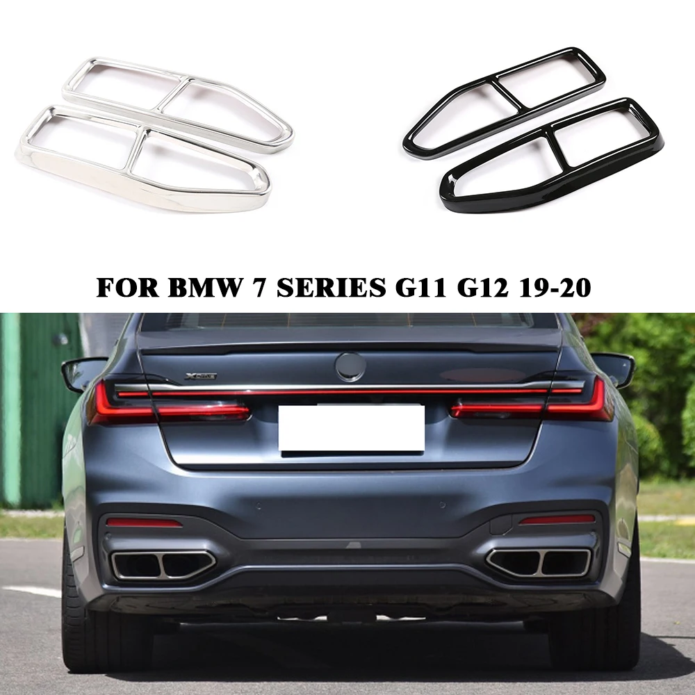 Yubao 2 шт./1 пара стальной глушитель для BMW 7 серии G11 G12 2019-2020 | Автомобили и мотоциклы