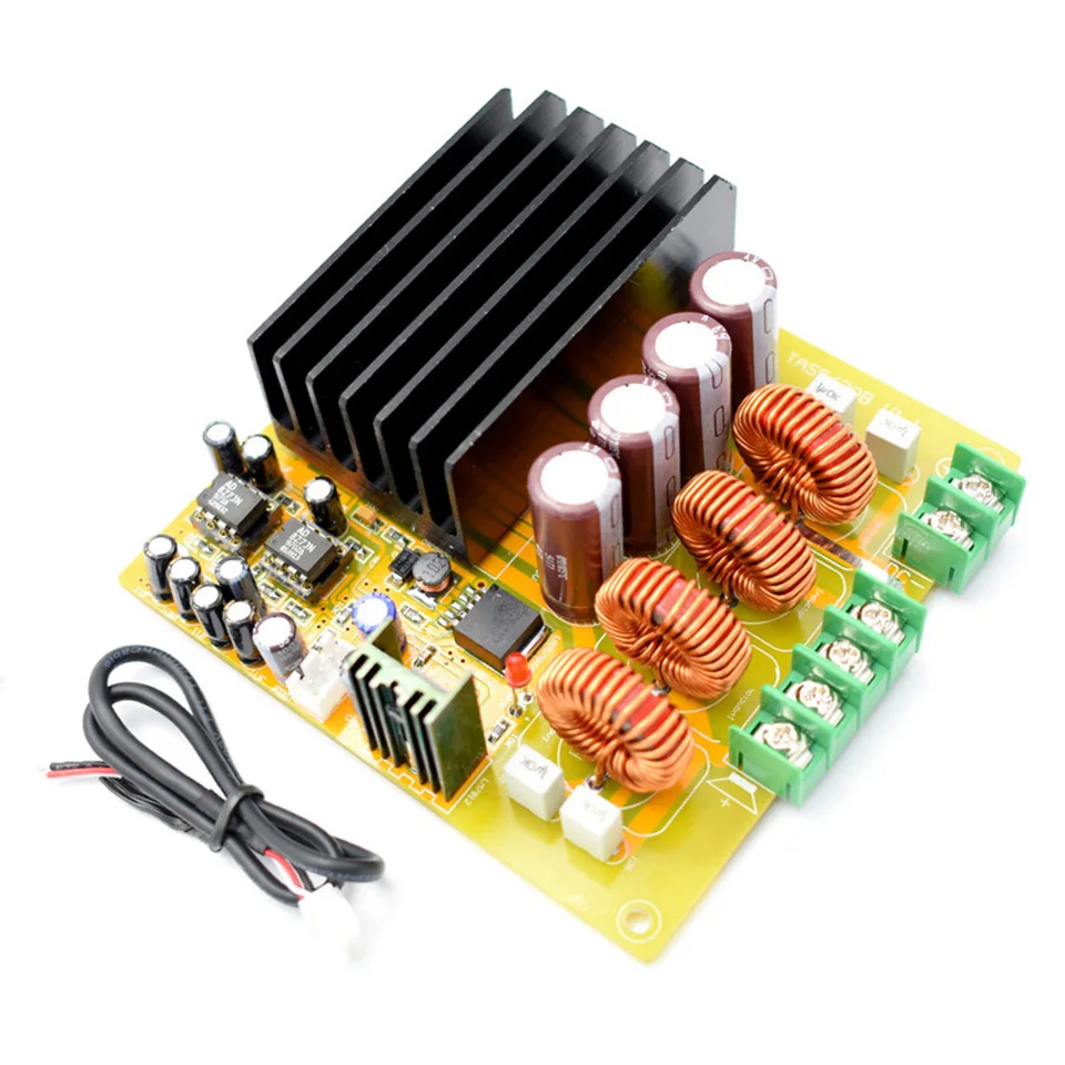 2x300 Вт Цифровой Усилитель мощности доска 2 канала высокой TAS5630 класса D с AD827 пре