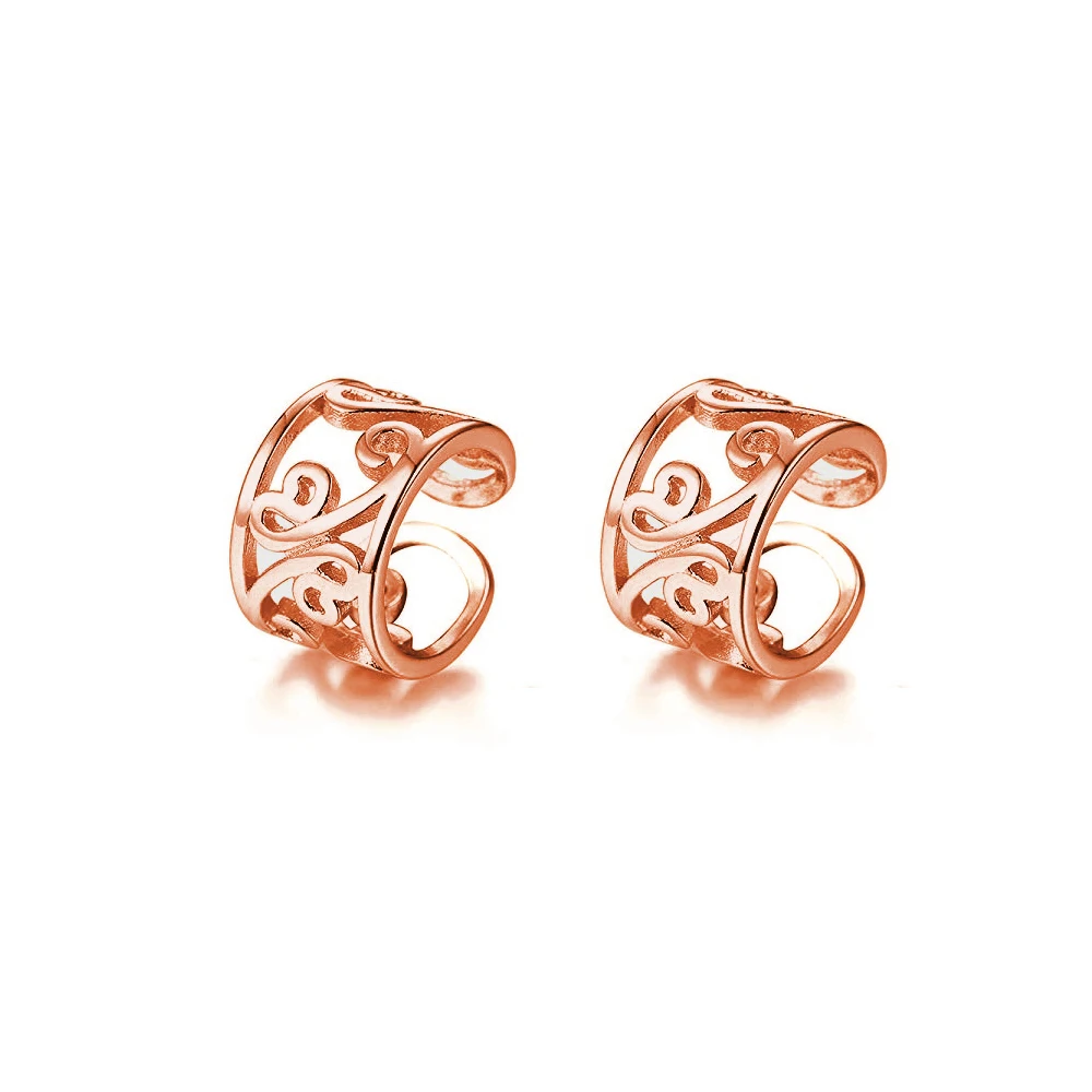 2 шт. накладные кольца для ушей клипсы хряща серьги спирали закрывания ювелирные