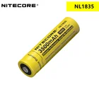 Перезаряжаемый литий-ионный аккумулятор Nitecore NL1835 18650 3500 мАч NL1834 3,6 В Втч высокого качества с защитой