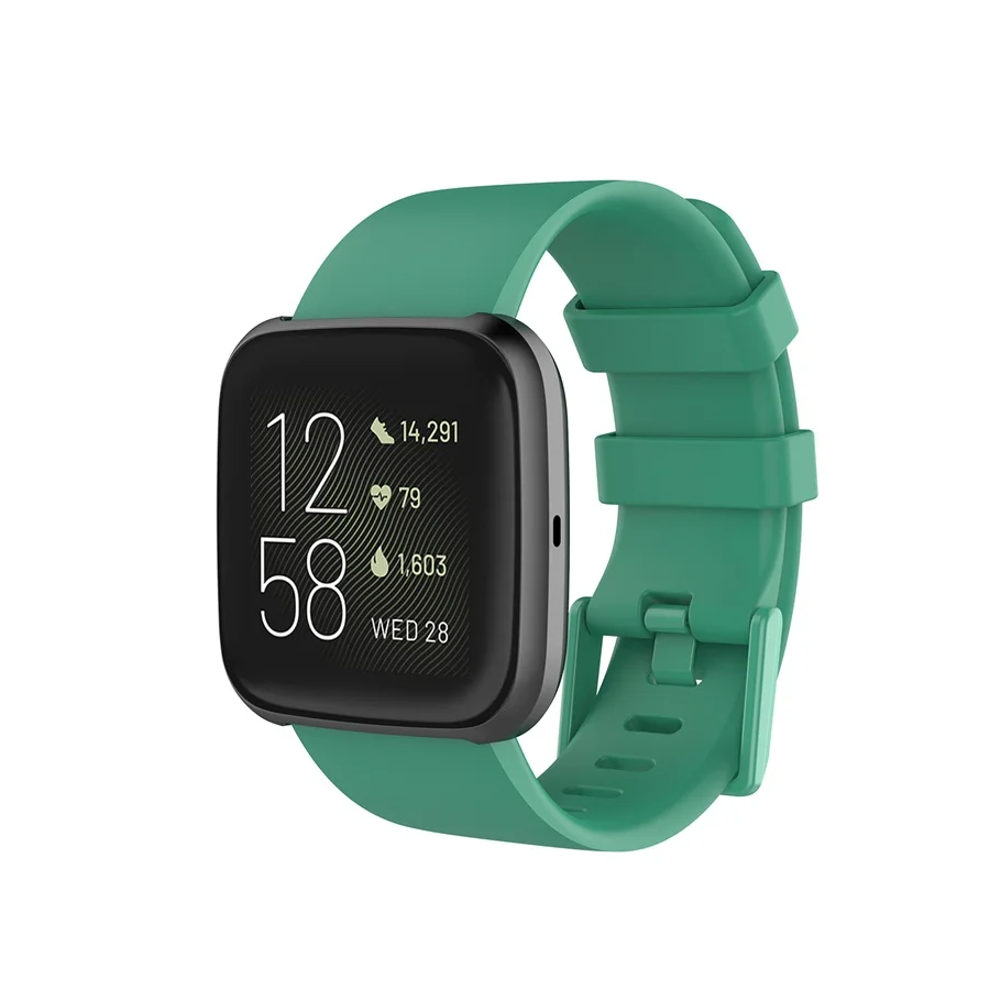 Смарт-часы ремешок для Fitbit Versa2 23 мм силиконовый ремешок для Fitbit Versa/Versa lite/Versa 2 браслет спортивные аксессуары