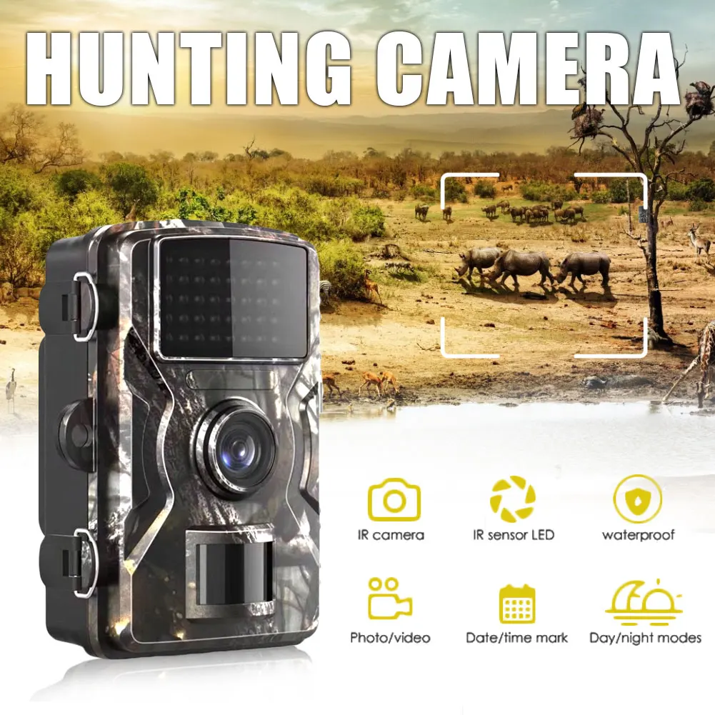 

12MP 1080P Trail Camera Hunting Game Camera with Night Vision for Outdoor Wildlife Monitoring Waterpro