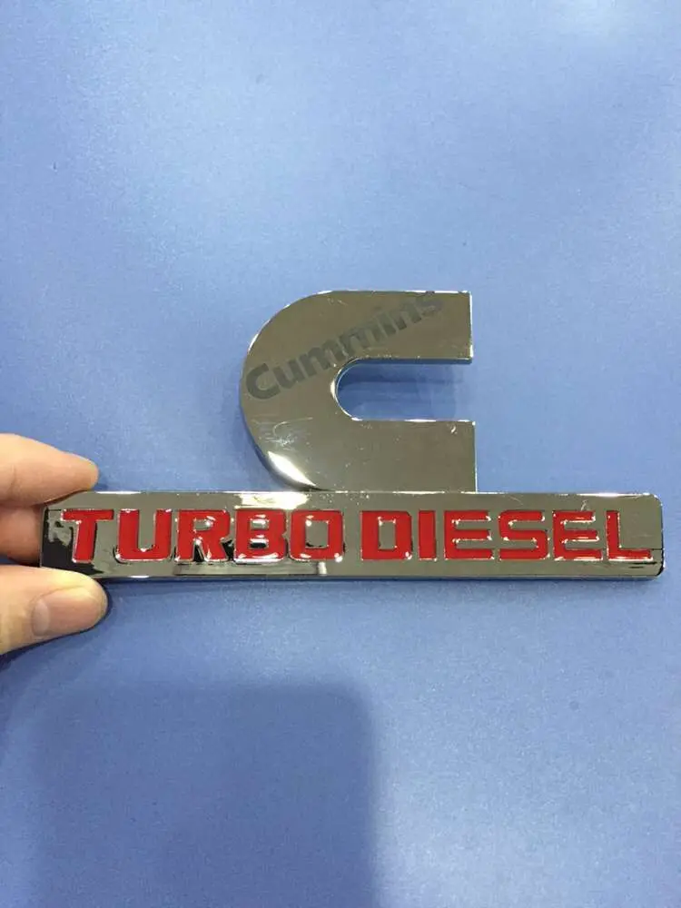 1 шт. 3D авто хром турбодизель турбо дизель эмблема значок стикер автомобильный