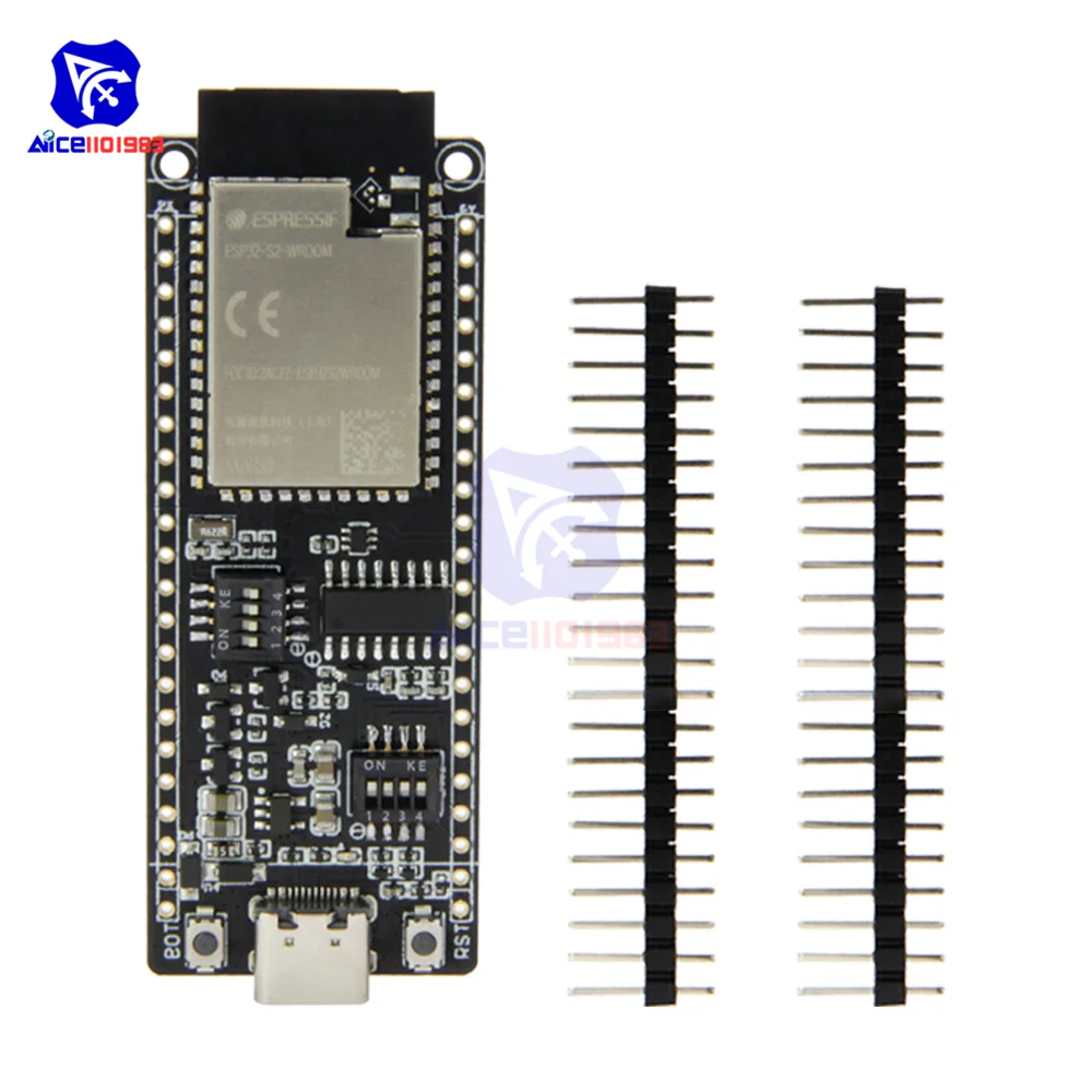 Модуль последовательной макетной платы diymore ESP32-S2-WOOR с поддержкой Wi-Fi V1.1 USB Type-C CH340C