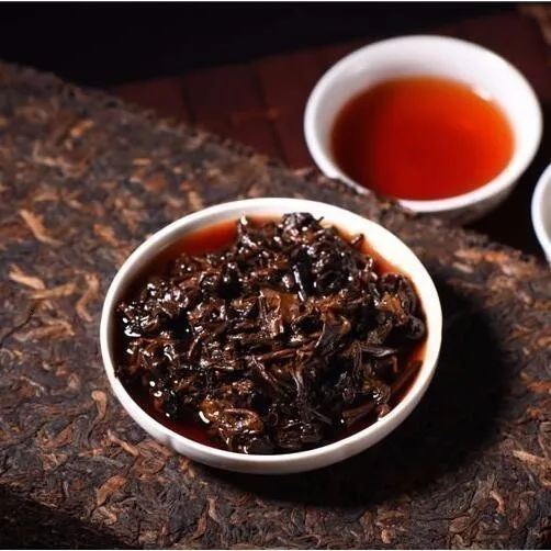 Китайский Юньнань 2009 винтажный приготовленный пуэр чай кирпич 250 г китайское