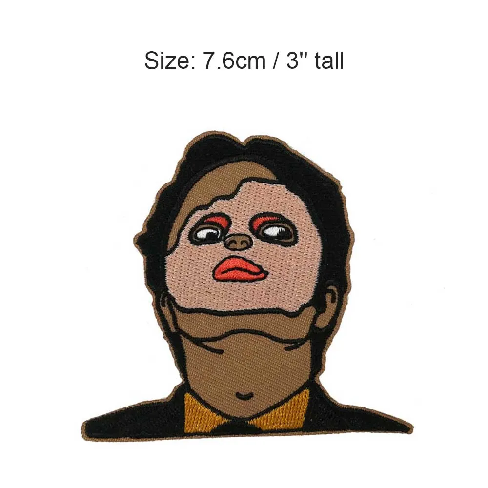 3 ''Kramer The office Dwight Schrute маска шляпа из эмали-деко тюрьма Майка Майкл Скотт вышитые новые железные на и вышивать на пачках