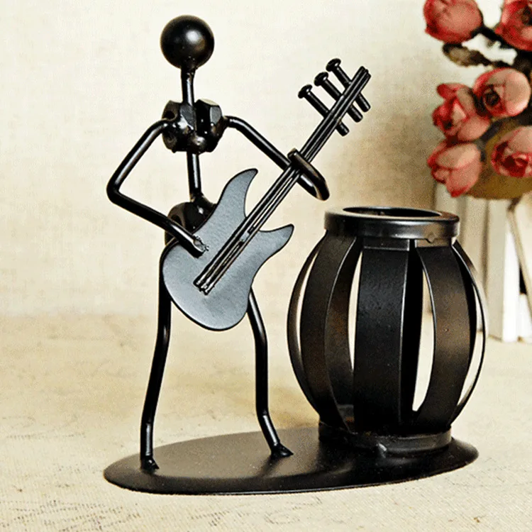

Guitar Music Player Iron Man Pen Holder Iron Gift