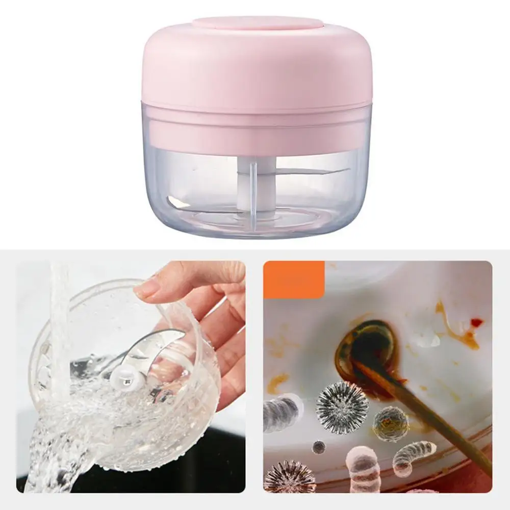 Электрический измельчитель чеснока USB овощей фруктов дробилка пресс пищевой