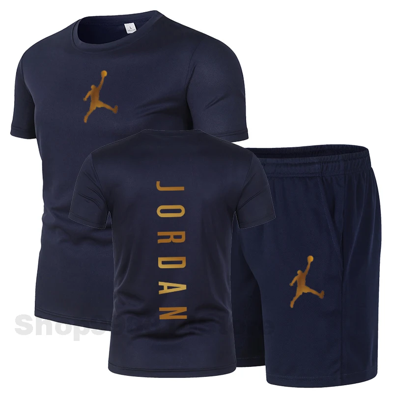 

Fashion Alpinestars t-shirt Shorts Set Men Summer 2pc Tracksuit+Shorts Sets Beach Mens Casual Tee Shirts Set Sportswears S-XXL