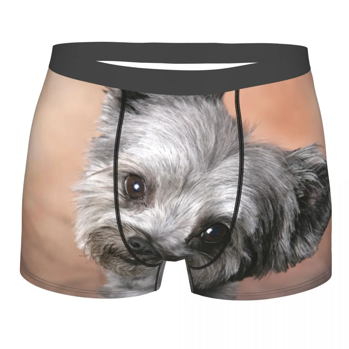 Mens Boxer Sexy Underwear Cute Furry Dog Underpants Male Panties Pouch Short Pants