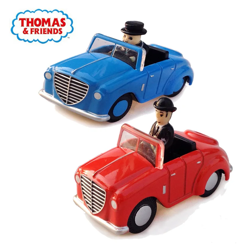 1:43 поезд из металлического сплава Thomas And Friends Blue FatController и Red Percival модель магнитные