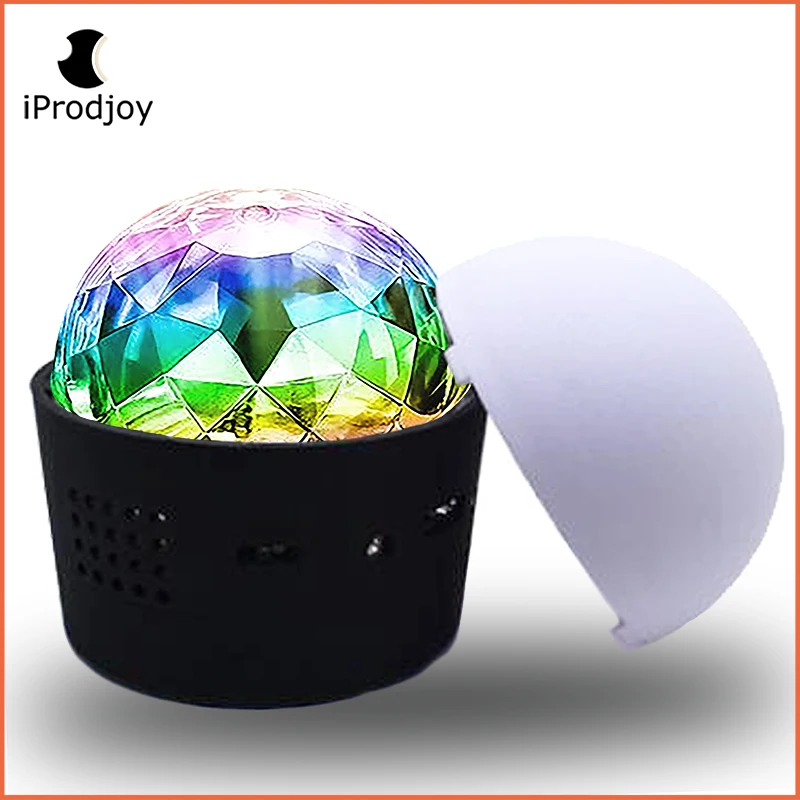 Мини светодиодный RGB лампа волшебный шар USB Touring портативное украшение музыкальный автомобиль компьютер перезаряжаемый домашний вечерние dj звук Новинка светильник