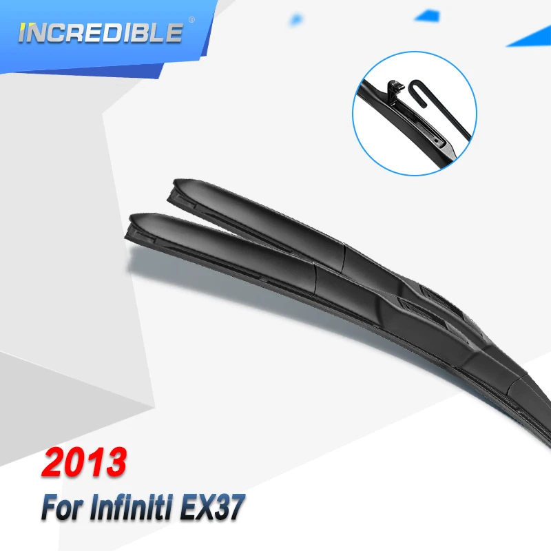 

INCREDIBLE Front & Rear Wiper Blades for Infiniti EX37 Fit Hook Arms 2013