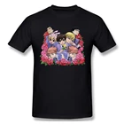 Новое поступление футболок с аниме Ouran для учащихся старшей школы клуба кампуса любви Косплей Харухи уникальный дизайн Хлопковая мужская рубашка