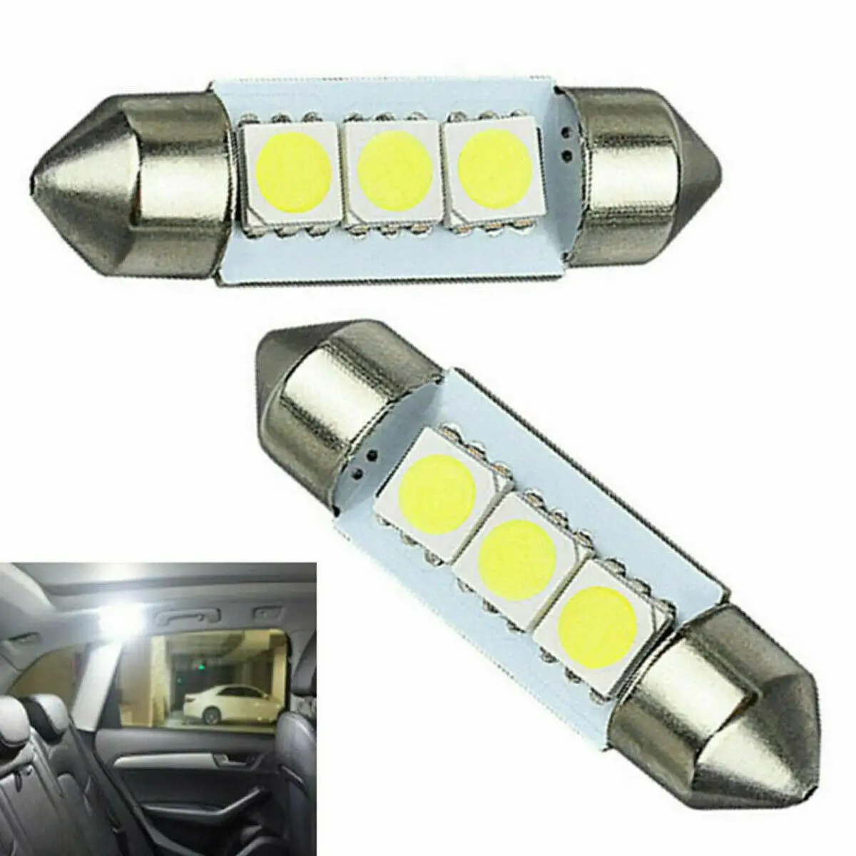 

14PCS Car AUTO Interior Package Map Dome License Plate Mixed LED Light Lamp Accessories Kits