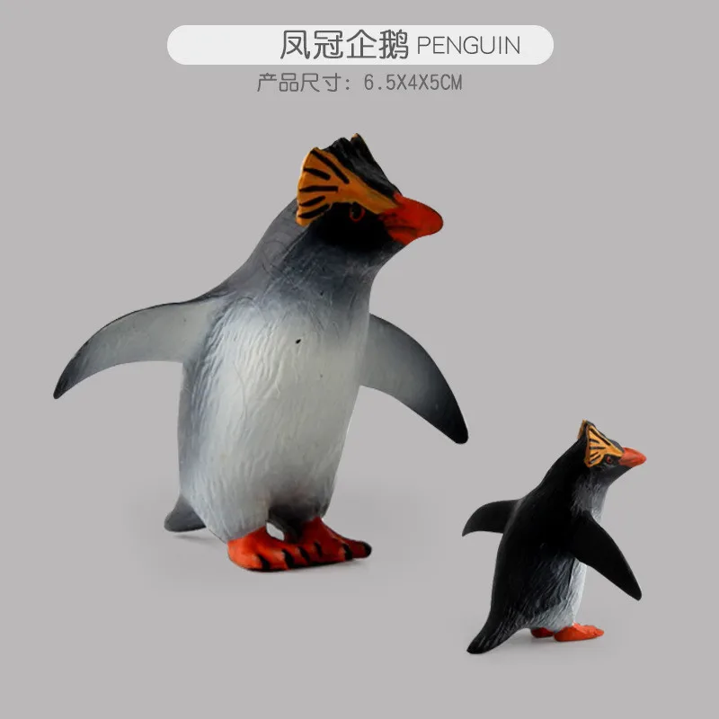 

Новый продукт, искусственная игрушка в виде пингвина, морское животное, модель существа, украшение для дома, подарок на день рождения