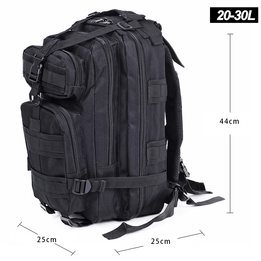 Военный тактический рюкзак 30 л водонепроницаемый походный Molle Спортивная