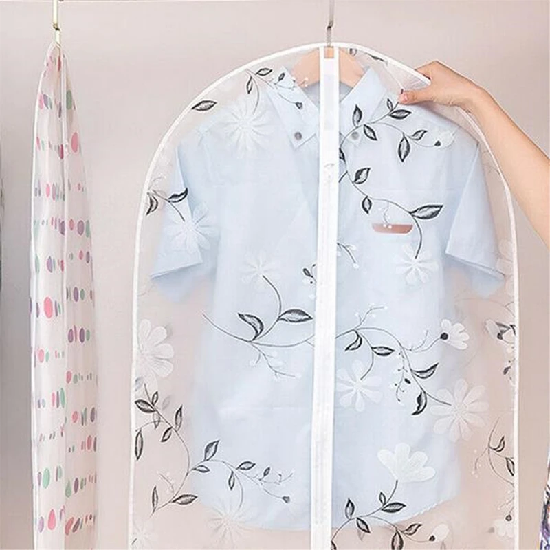 1 упаковка подвесная сумка на молнии для костюма пальто одежды чехол хранения