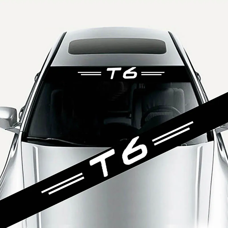 

Car Stickers For Volvo s60 T6 Front Windshield Prevent Sunlight Reflection Decoration Decals Car Accessories