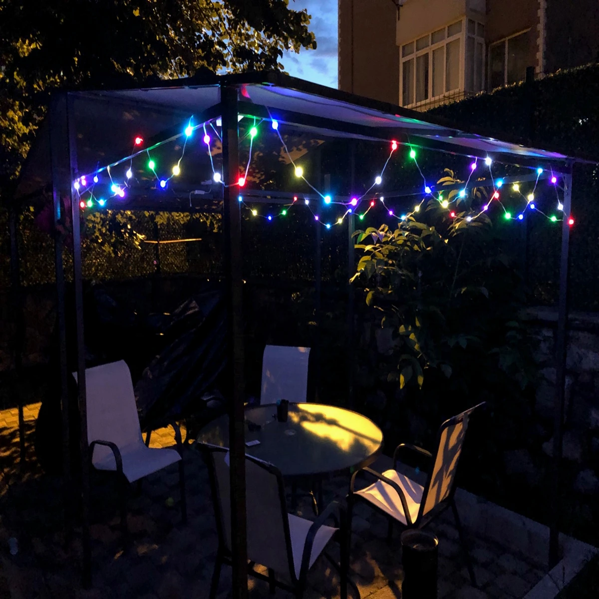 

Bluetooth Smart App Globe Fairy Lights New Year Garland RGB LED String Light Festoon Christmas Tree Decor Home Room Decor Lamp