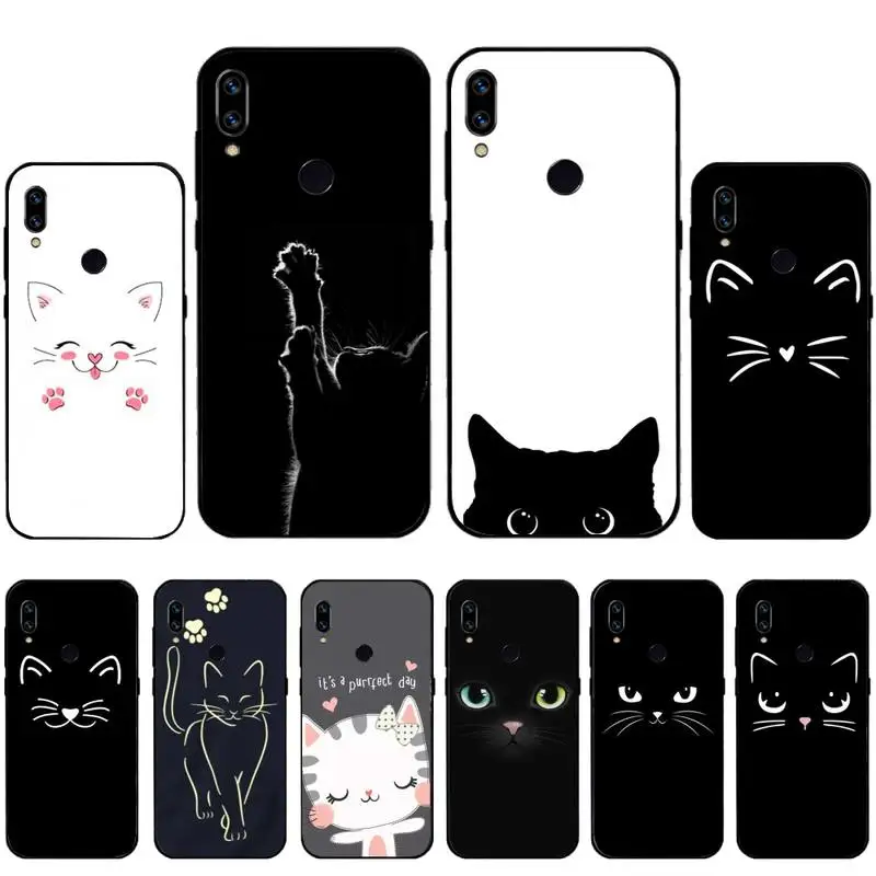 

Anti-knock Meow Cat Cute Girls Phone Case For Xiaomi Redmi 7 9t 9se k20 mi8 max3 lite 9 note 8 9s 10 pro