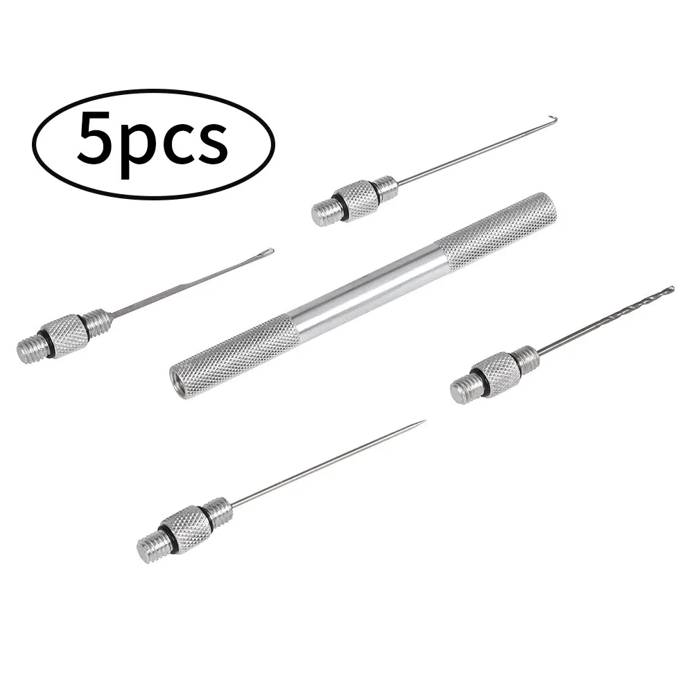 

5PCS Carp Fishing Tools Rigging Baiting Needles Threading Bait Accessories Fishing Lure Tool Kit Boillie Needle Fishing Tackle