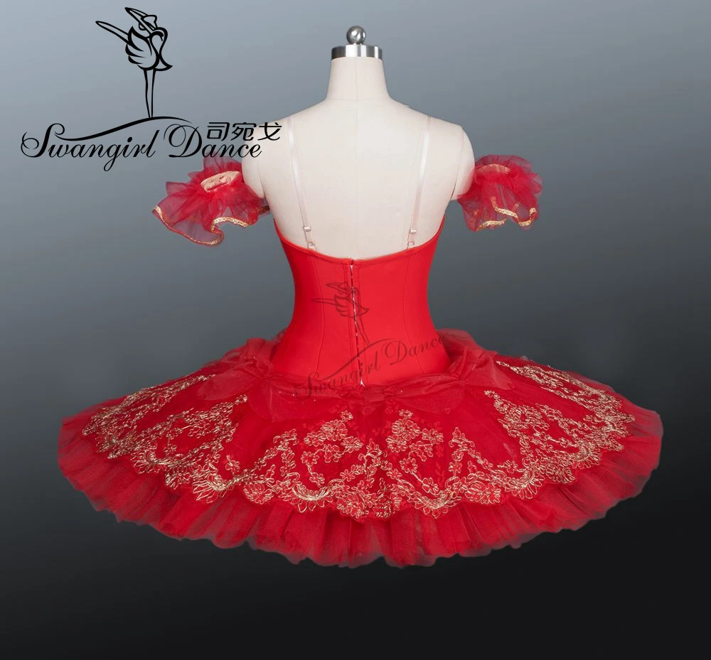 Высококачественная красная пачка для взрослых балетная девочек