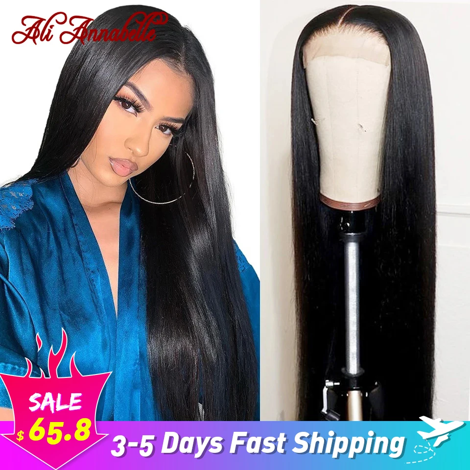 Парики на сетке 5x5 бразильские прямые парики из человеческих волос