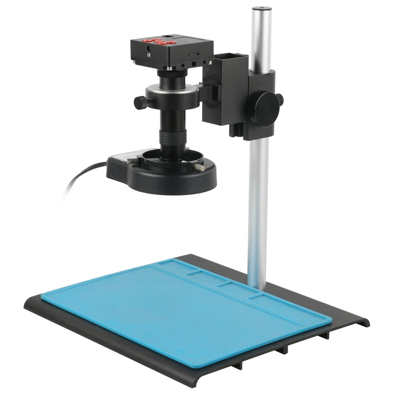 30MP 2K 1080P HDMI Electronic Digital Video Microscope Camera 100X 130X Zoom C Mount Lens LED Light For PCB Phone Repair Tools |