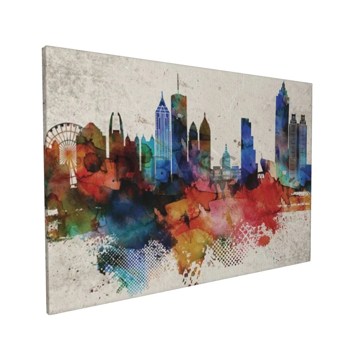 

Атланта абстрактная Печать на холсте Настенная картина с рамкой домашний декор для гостиной, спальни