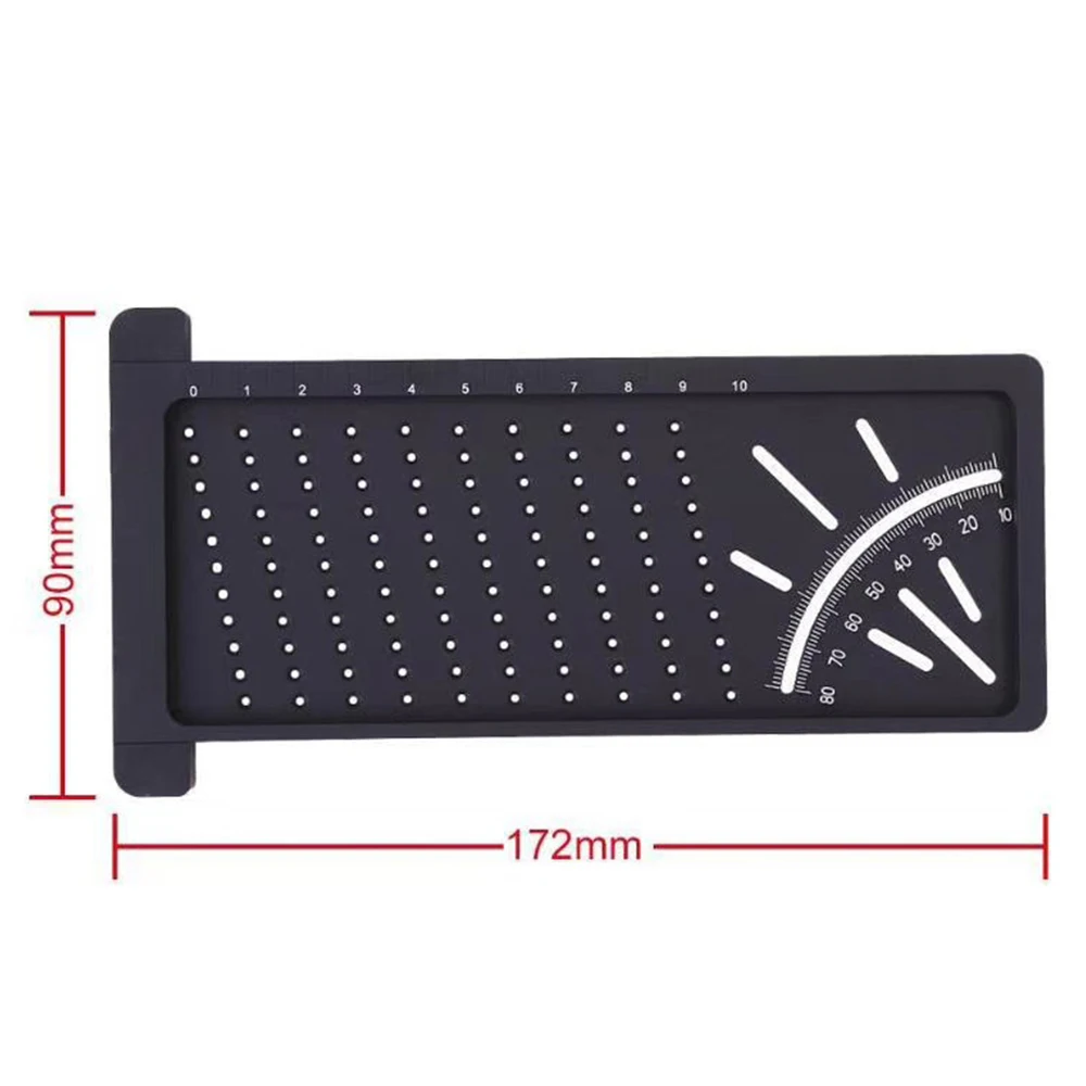 T Тип Пластик угловая линейка Деревообработка скребок Mark Line суппорт плотника