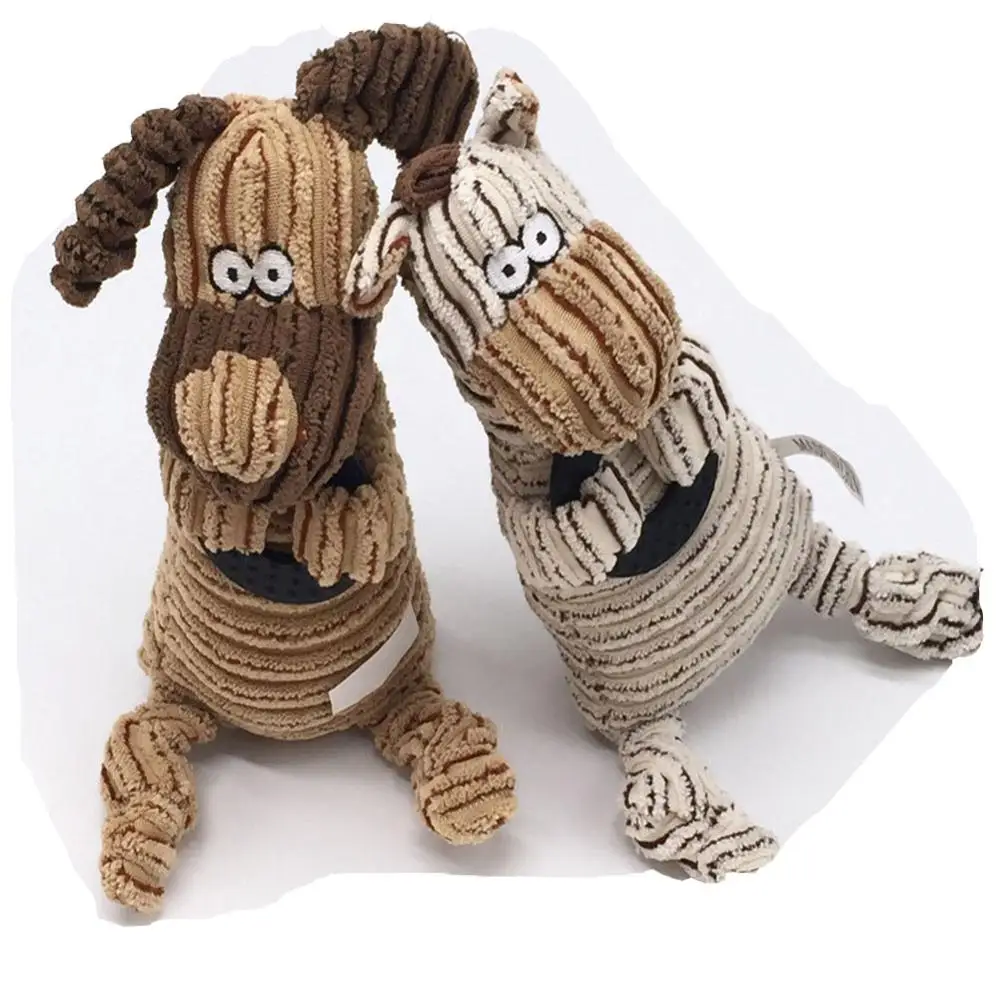 

Chew Toys Dog Puppy Plush Toys Pet Puppy Chew Plush Sound Donkey Fox Pet Toys Cachorro Toys For Clean Teeth