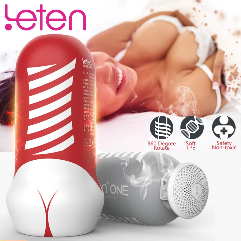Leten Вакуумная чашка для мастурбации большая задница присоска мягкая Вагина
