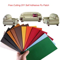 20cm10cm multicolor no ironing patches self adhesive stick on couch clothing leather repair patch for sofa clothing repairing