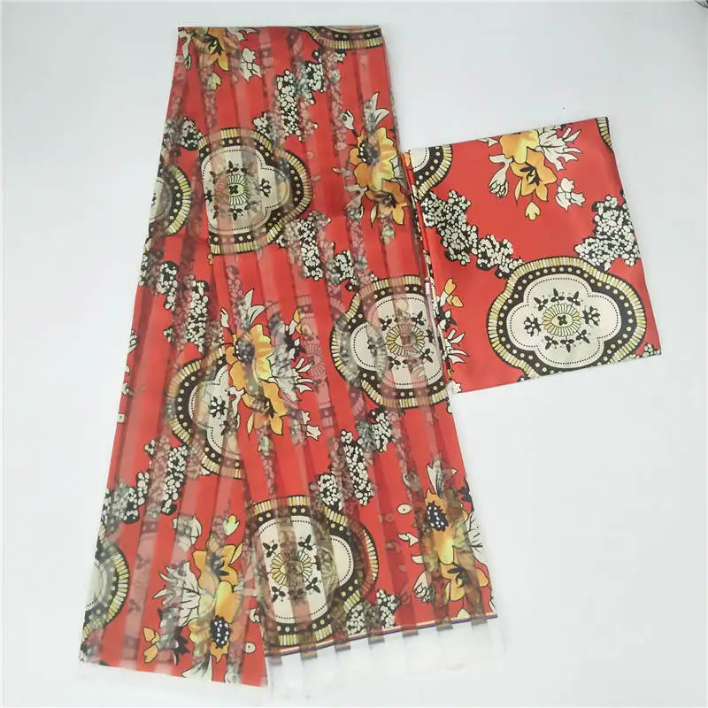 Pаспродажа 2019 популярная вощеная ткань высшего качества, винтажная шелковая искусственная ткань с принтом 3 + 3 вощеная ткань Африканская для вечернего...