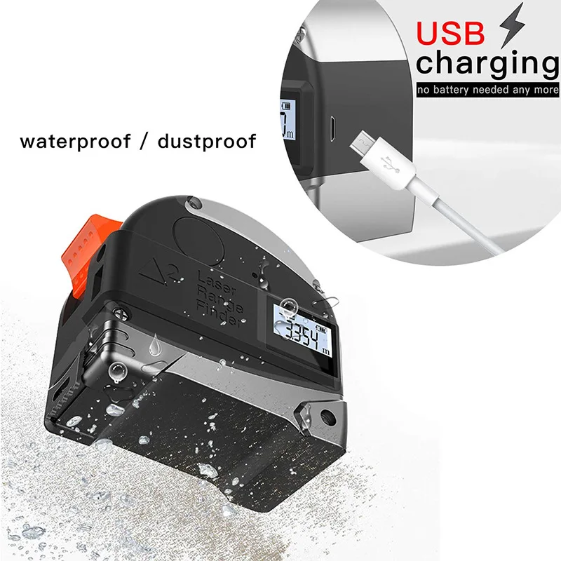 Muli лазерный дальномер 40 м 30 и 5 М Инфракрасная рулетка многофункциональная Лента