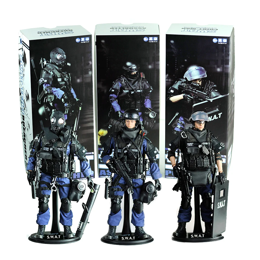 S 12inch Toy Soldier U.s. Swat Member Army Men Model Military Fan Collection Gift