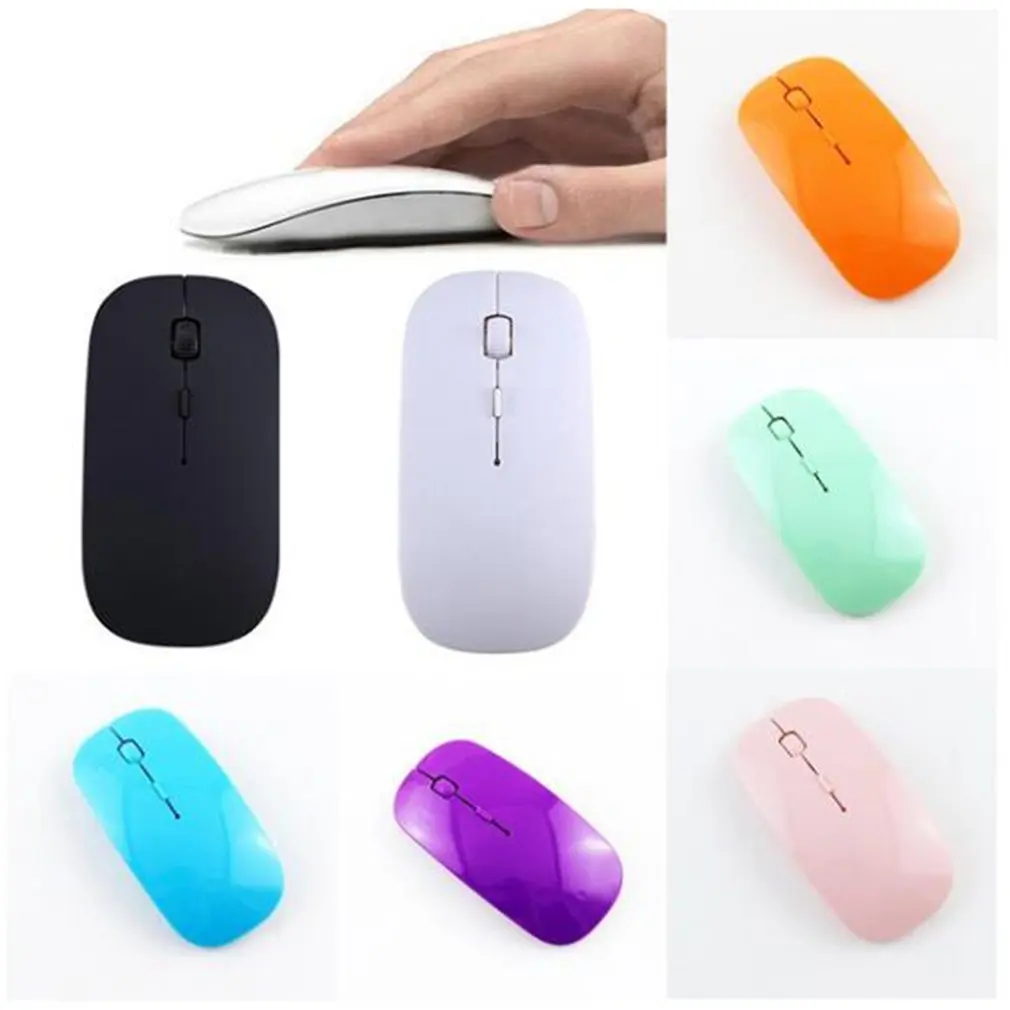

1600 DPI USB Optical Wireless Computer Mouse 2.4G Receiver Super Slim Mouse Adjustable DPI For PC Laptop