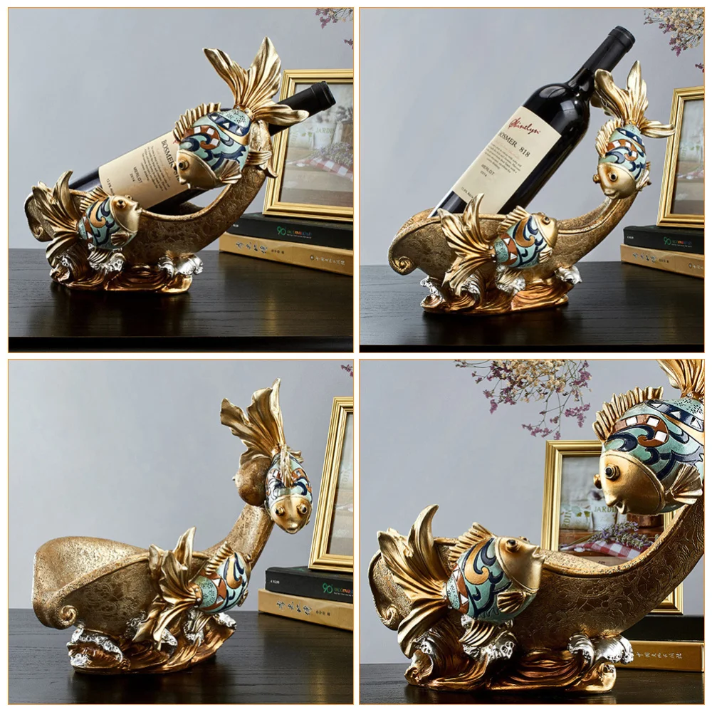 

1pc Chic Display Rack Desktop Decoration Storage Rack Decoration (Golden)