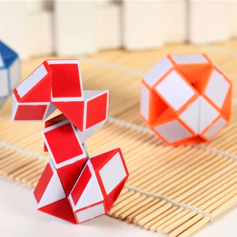 

Antistress Cube Magic Cube Snake Ruler Educational Toy Twist Folding Speed Cubes Toy Snake Magic Ruler Education Toys Kid Child