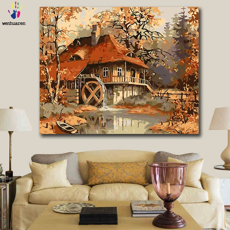 DIY картинки для раскраски по номерам с цветами счастье дача сад картина Рисование