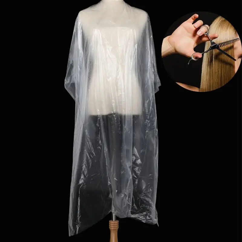 

50pcs Salon Disposable Hair Cutting Hairdressing Cape Professional Barber Hairs Gown Wrap Apron